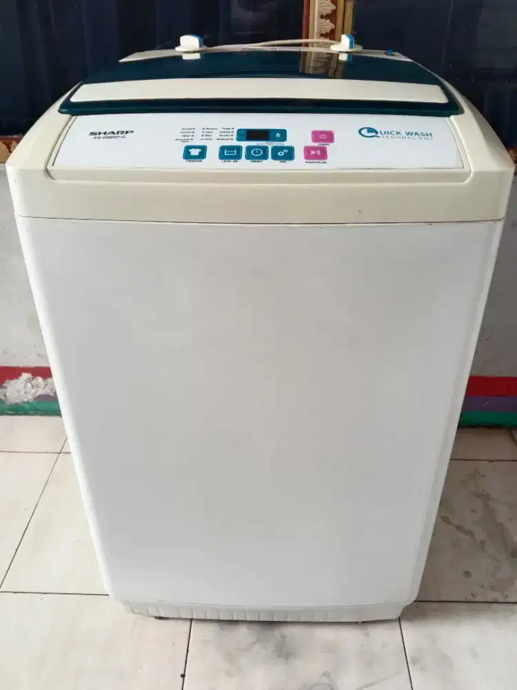 jual mesin cuci shars 1 tabung 8kg udah dimanual .bukan otomatis