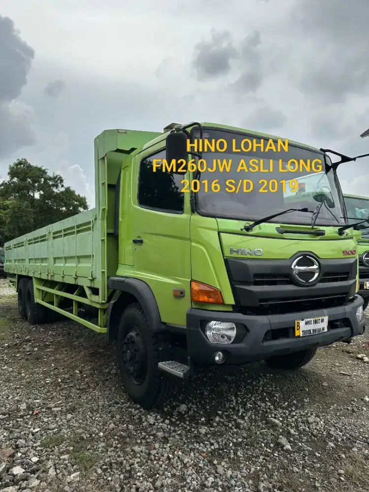 HINO LOHAN FM260JW ASLI LONG 6X4 BAK TRIWAY TRONTON ISTIMEWA SEKALI