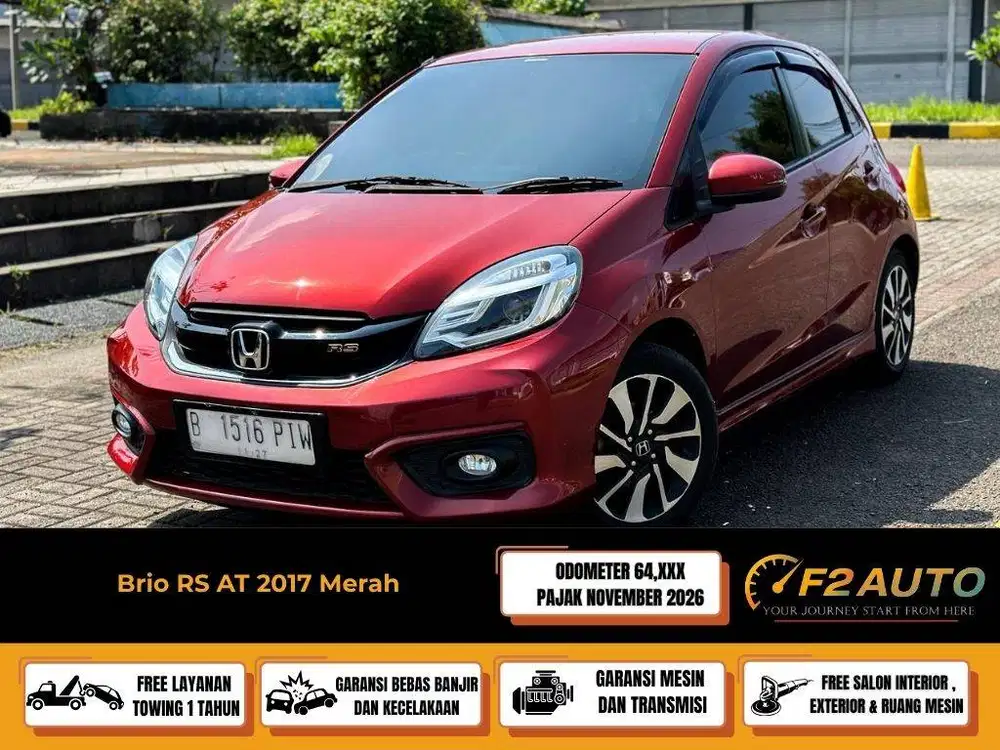 Honda Brio RS CVT 2017 Merah