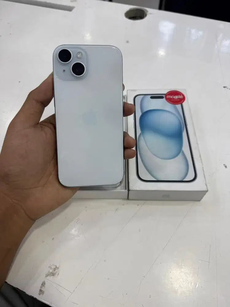 iphone 15 256 bh100% pemakaian 3 minggu doang