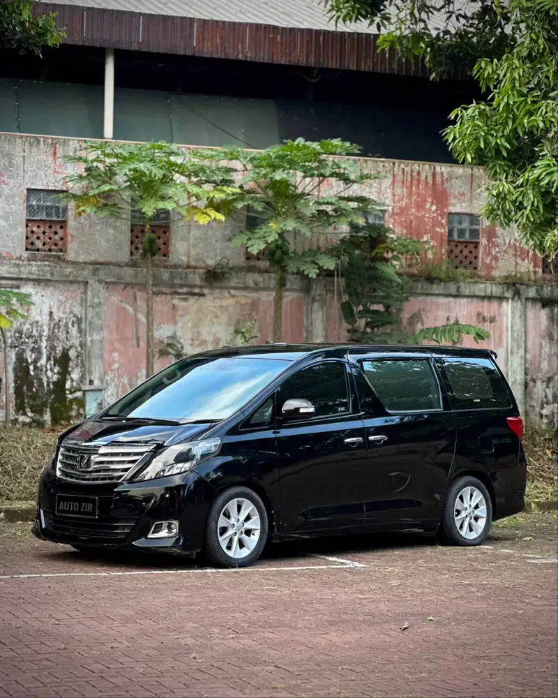 Toyota Alphard G Hitam 2012 Tdp Murmer Ori Menarik Bu Antik Baru Simpa