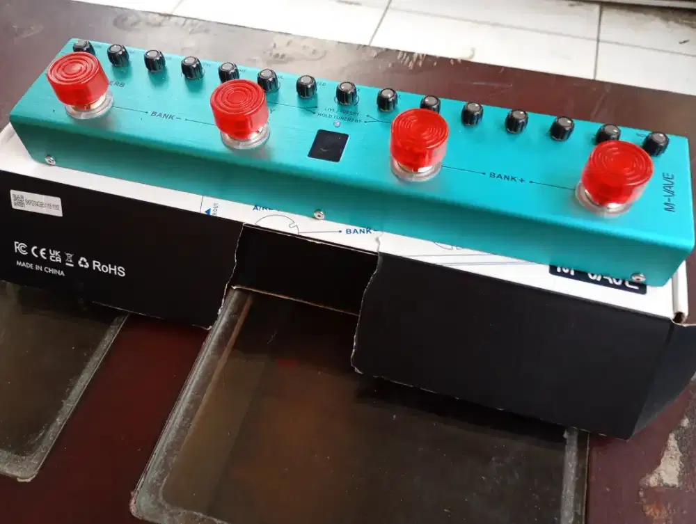 Efek gitar M vave Tank G fulset mulus no minus