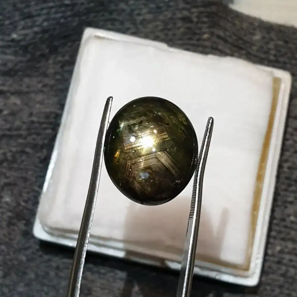 Natural star black sapphire 24.50 crt