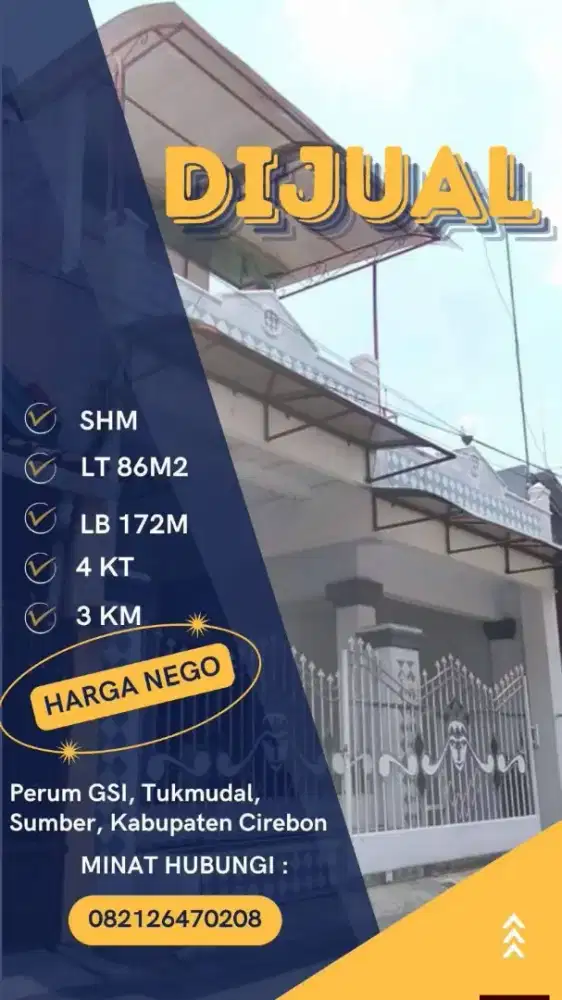 JUAL CEPAT, MINAT SERIUS BISA NEGO SAMPAI JADI