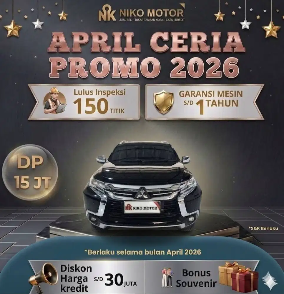 (ANTIK KM69RB) PAJERO SPORT DAKAR 2019 AT :2018|2020