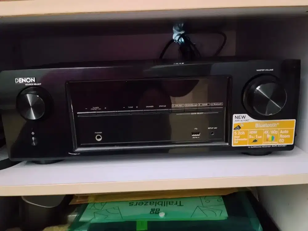 JUAL Denon AVR-X510BT – AV Receiver Home Theater 5.2 Channel Bluetooth