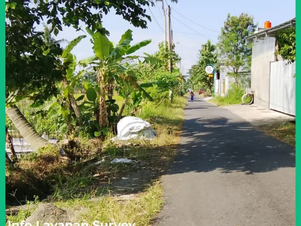 Tanah Jogja Timur Jl Kaliurang Dekat Pasar Gentan SHM