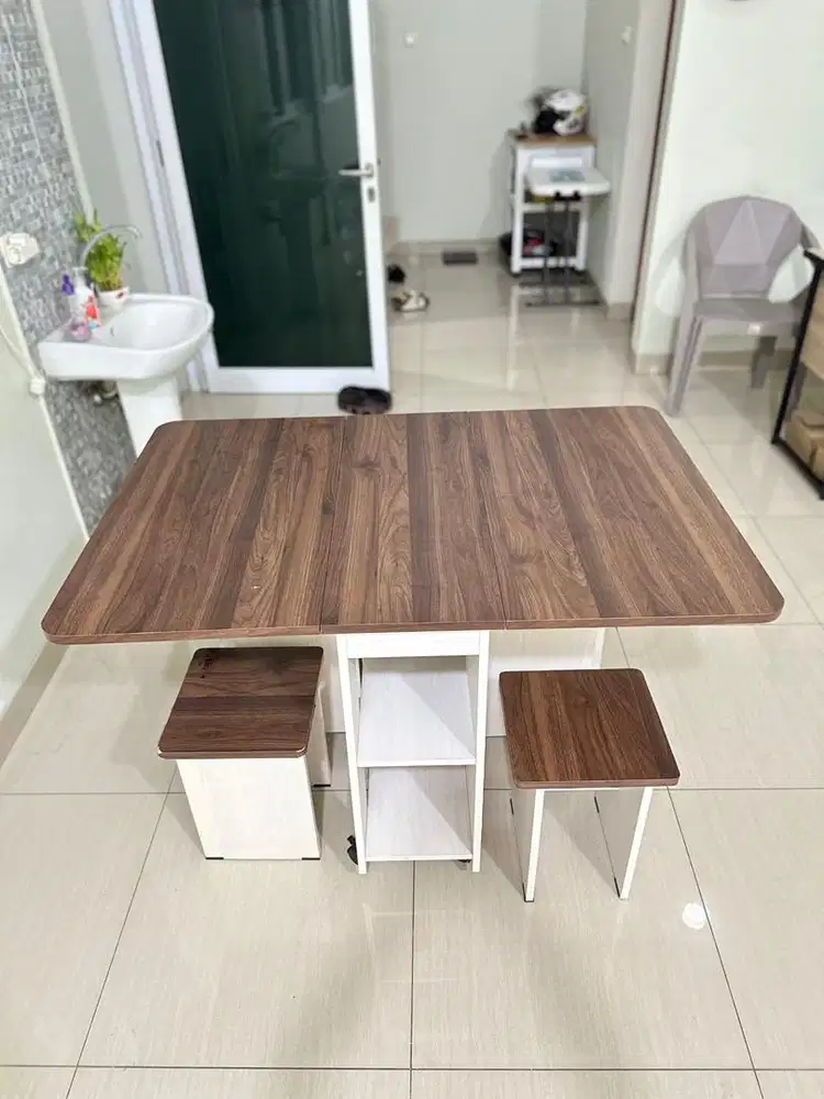 Jual Cepat MEJA MAKAN 1 SET LIPAT