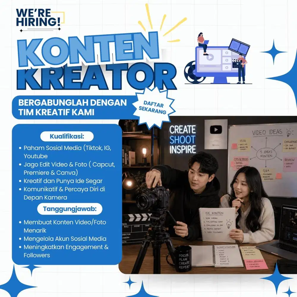 Lowongan Konten Kreator
