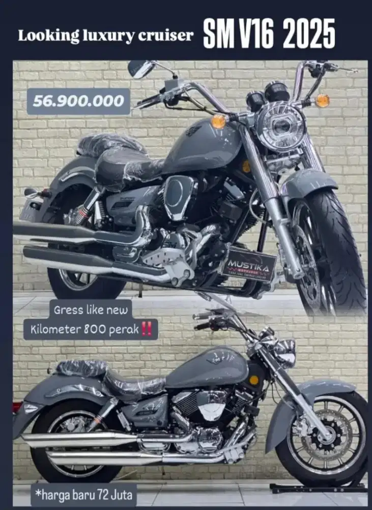 SM Sport 250 V16 tahun 2025