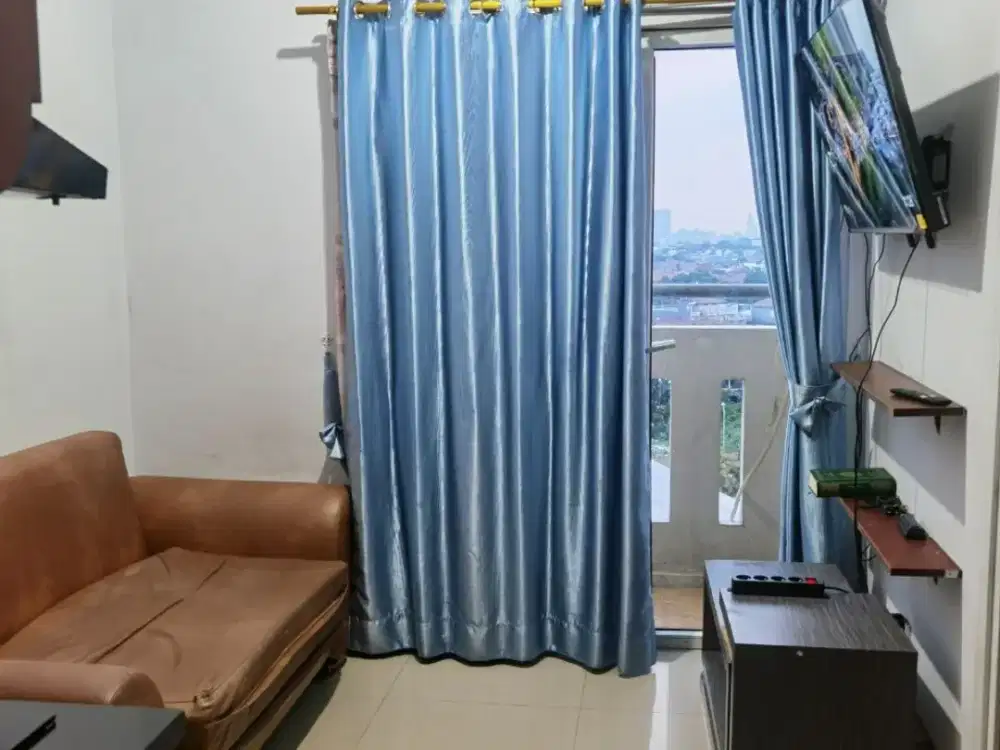 Termurah Unit 2BR Green Pramuka City Full Furnished Tower Scarlet Siap Huni