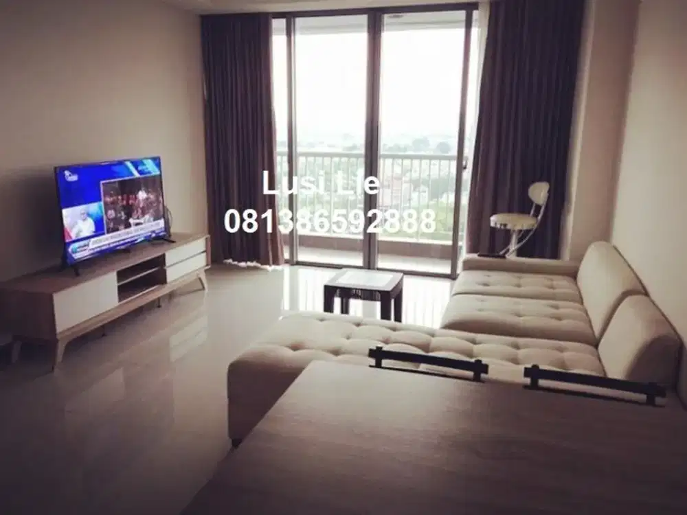 Apartemen ST Moritz Puri Indah 2+1 BR furnished rapi