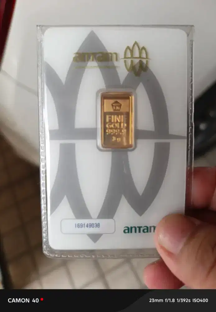 Logam mulia Antam 3 gram certieye