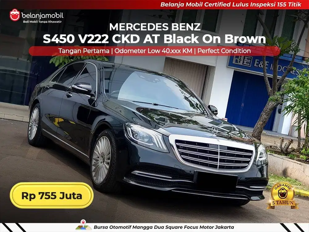 [ GARANSI 5TH ] Mercedes Benz Mercy S450 S 450 V222 CKD AT 2018 2019