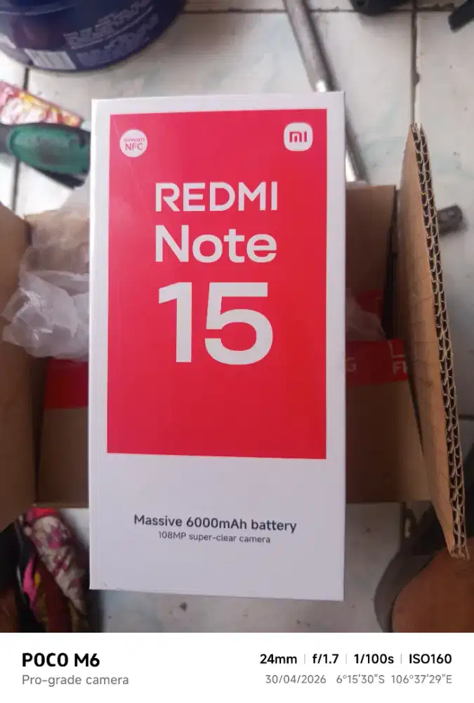 jual aja xiaomi note 15. 6/128