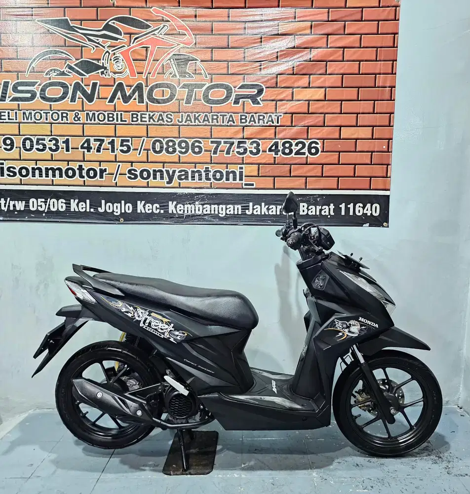 MEWAH ! HONDA BEAT STREET CBS ESP LED 110 TAHUN 2022 HITAM