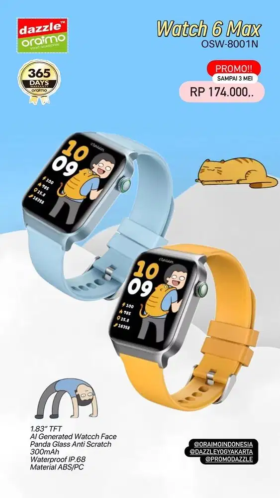 Smartwatch Oraimo Watch 6 Max