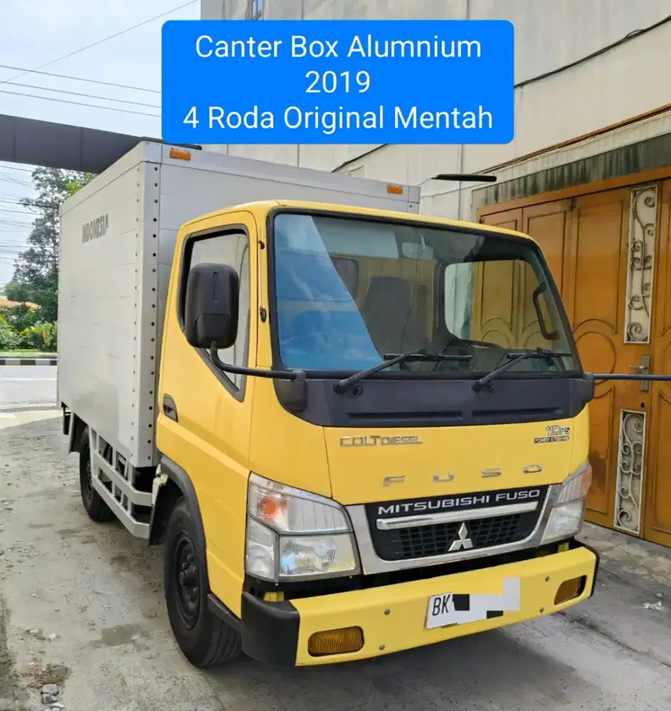 Colt Diesel 4 Roda 110Ps 2019 Canter Box Aluminum Ori Sehat Terawat