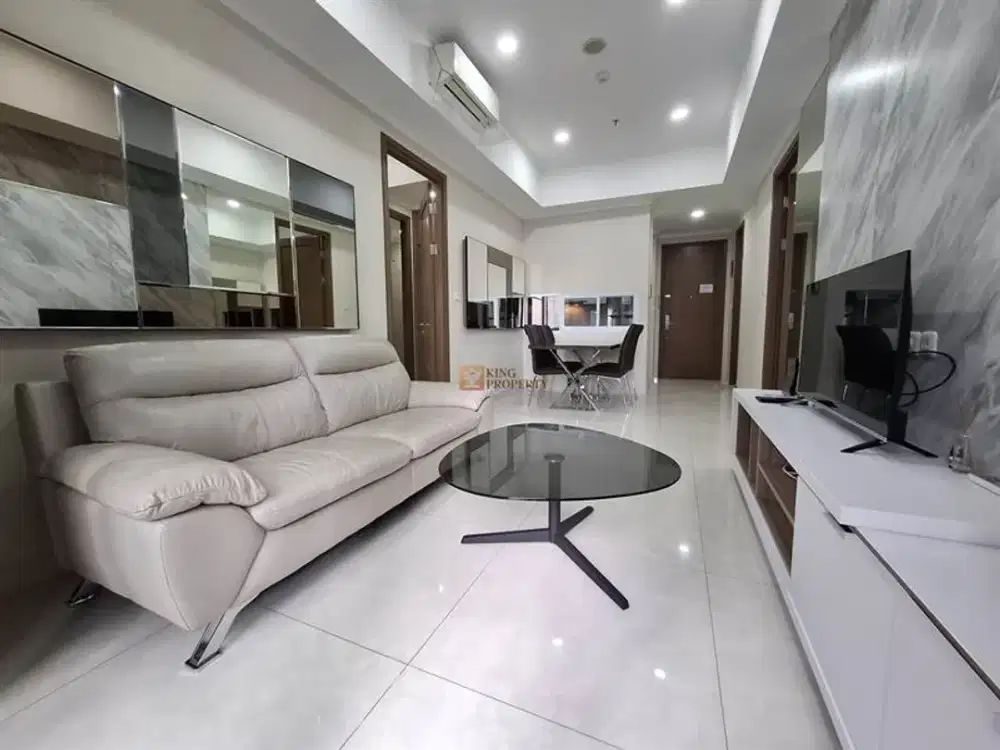 Hanya Bawa Koper Aja & Siap Huni Disewakan Condonminium Taman Anggrek Residences 2BR+1 Furnished Interior Modern Nyaman Di Tanjung Duren Jakarta Barat