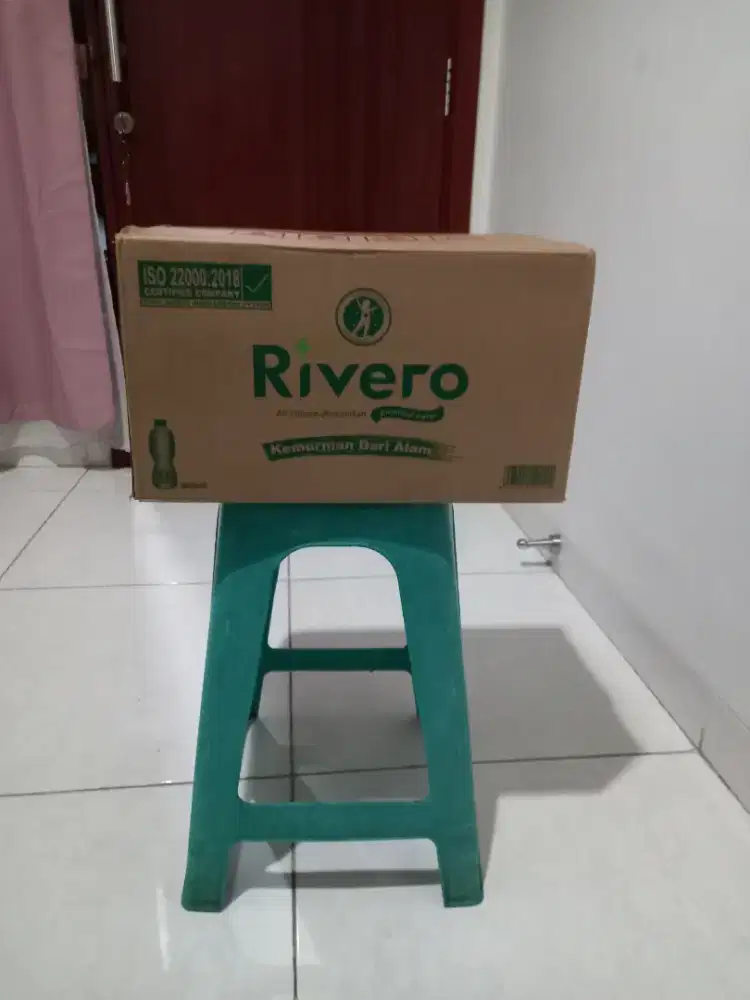 JUAL CARTOON Air Rivero UkURAN 600ML( isi : 24 Botol)