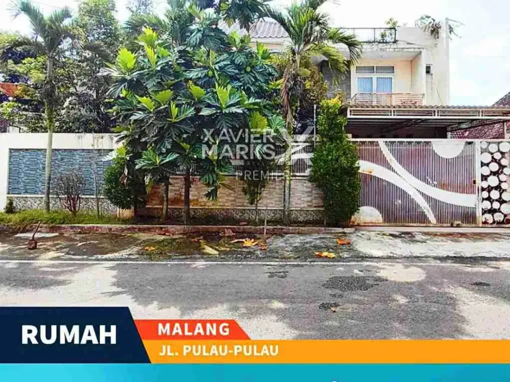 Dijual Rumah Luas, Terawat Dan Siap Huni Di Tengah Kota Jln Pulau2, Kota Malang