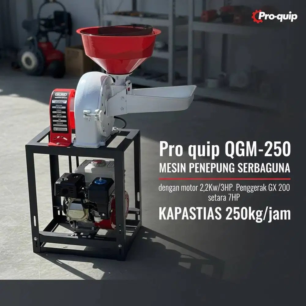 MESIN PENEPUNG DISKMILL PROQUIP QGM 250