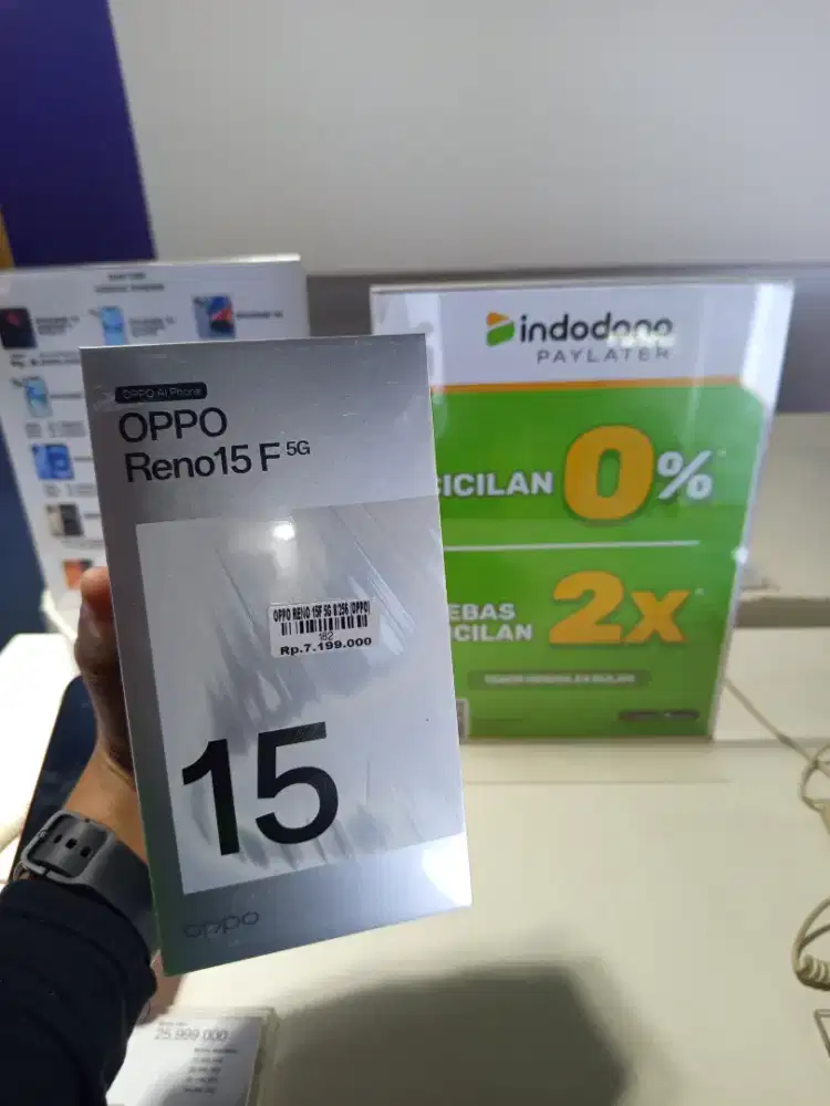 OPPO RENO 15F 5G 8/256 GB READY STOCK DI ATLANTIS JEMPONG