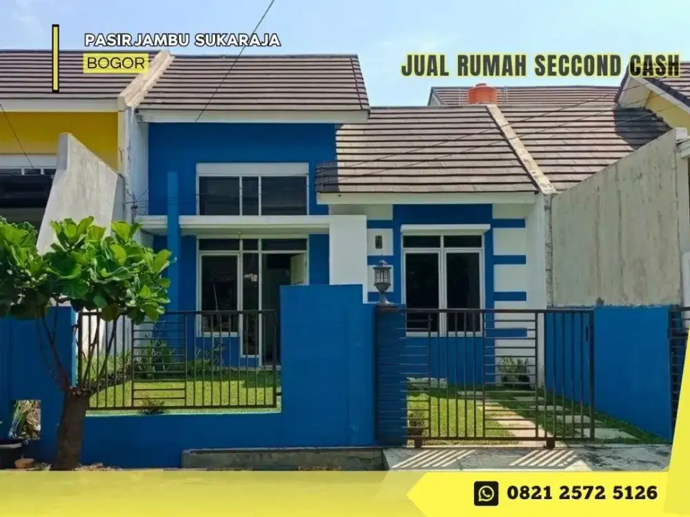 Jual Rumah CASH Strategis dkt Tol MURAH 598JT di Sukaraja Bogor