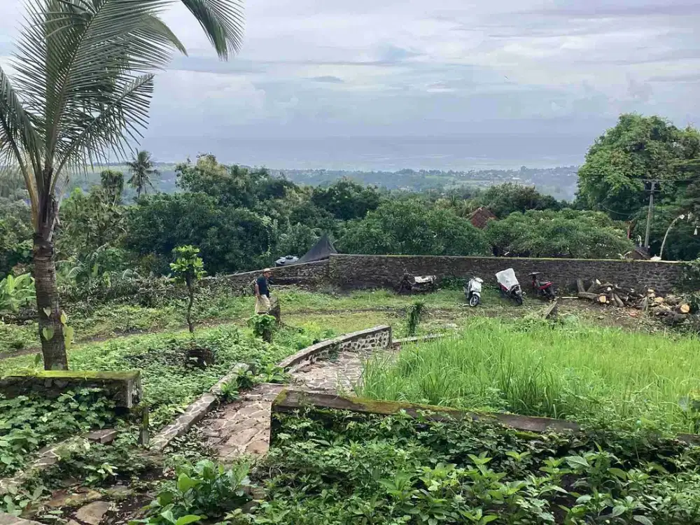 For sale premium land with super fantastic view and good acces road