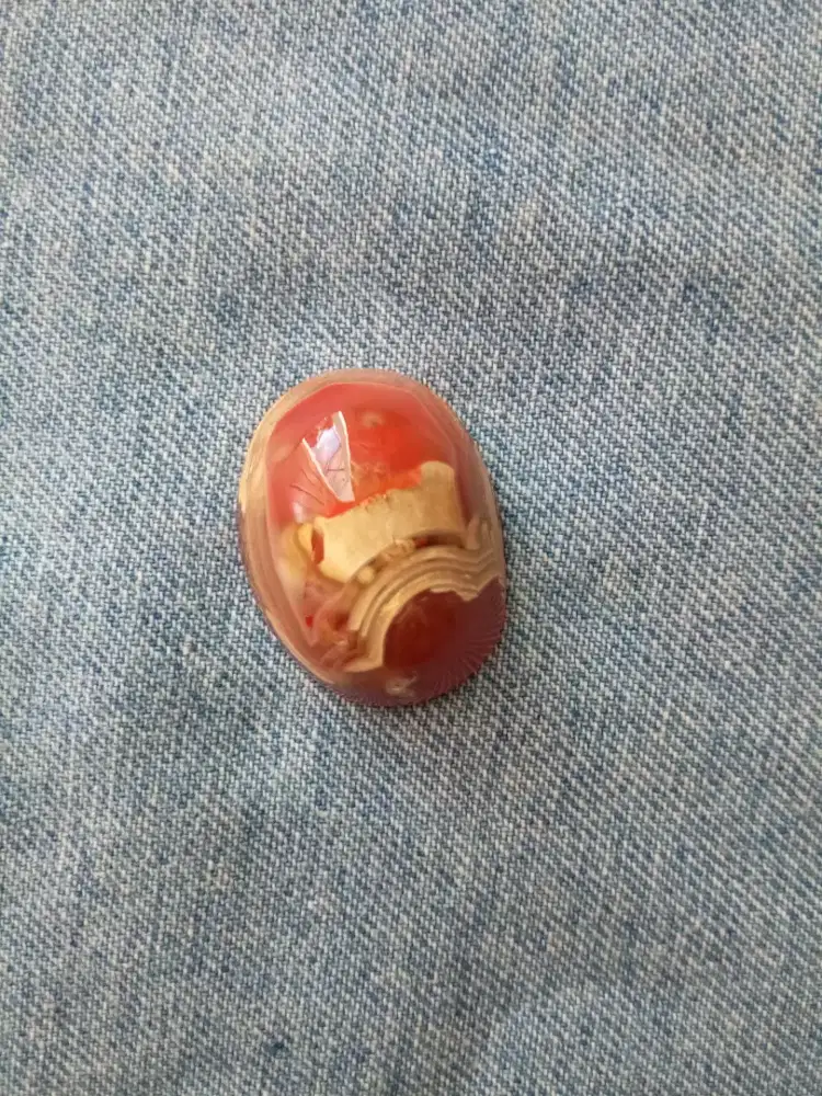 Batu akik merah natural