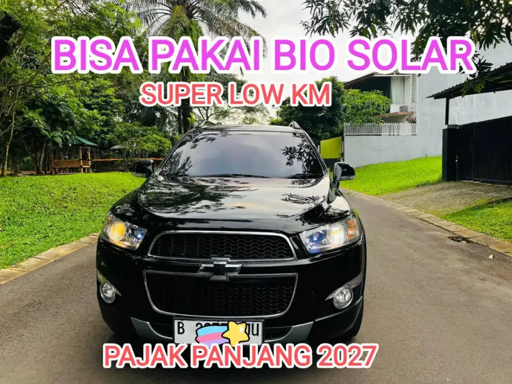 HARGA CASH CHEVROLET CAPTIVA DIESEL 2.0 FL2 2013 LOW KM PAJAK PANJANG