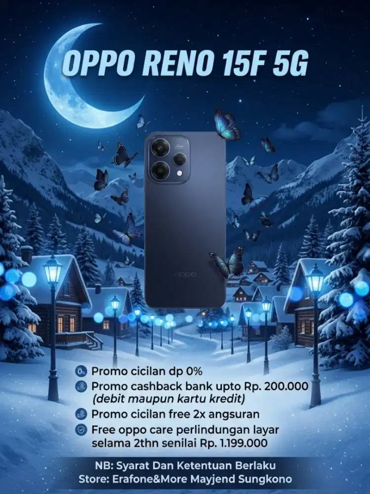 OPPO RENO 15F 8/128 5G PROMO CASHBACK