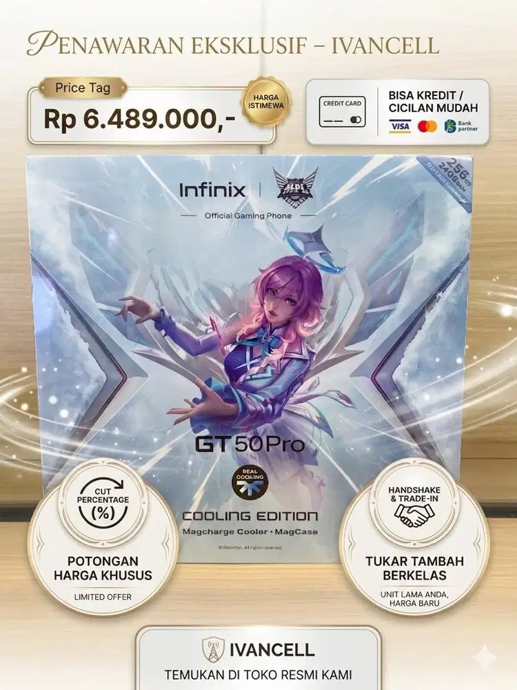 INFINIX GT 50 PRO 12/256 PROMO HARGA MODAL