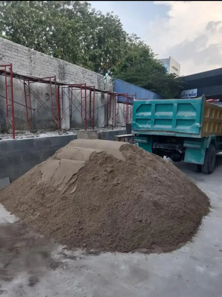 Pasir pasang batu belah sirdam limestone abu batu pasir bangka