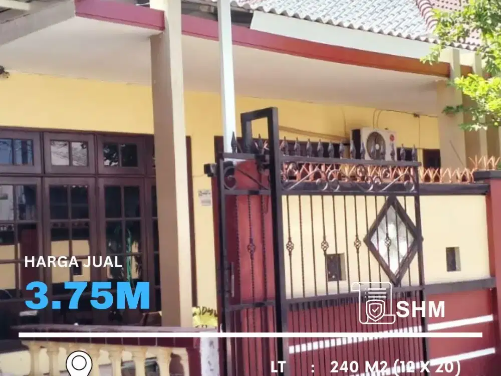 Dijual Rumah Simpang Darmo Permai Selatan Lokasi Strategis