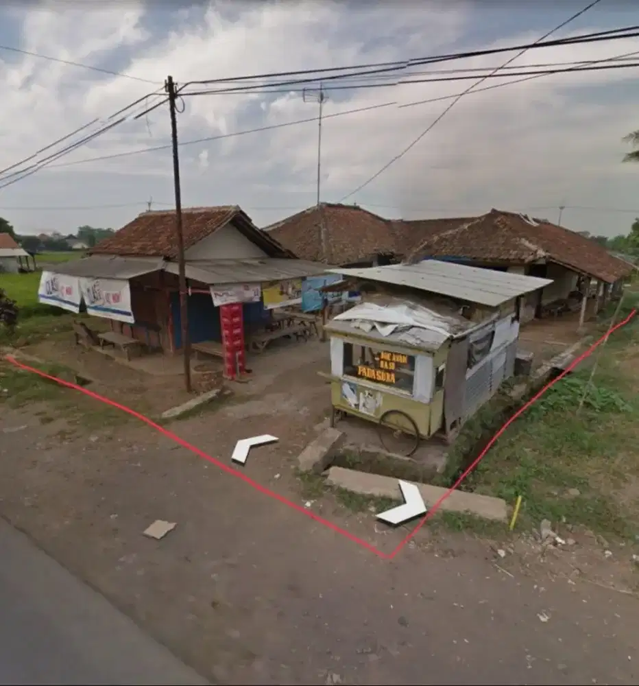 Dijual tanah sawah pinggir jalan propinsi