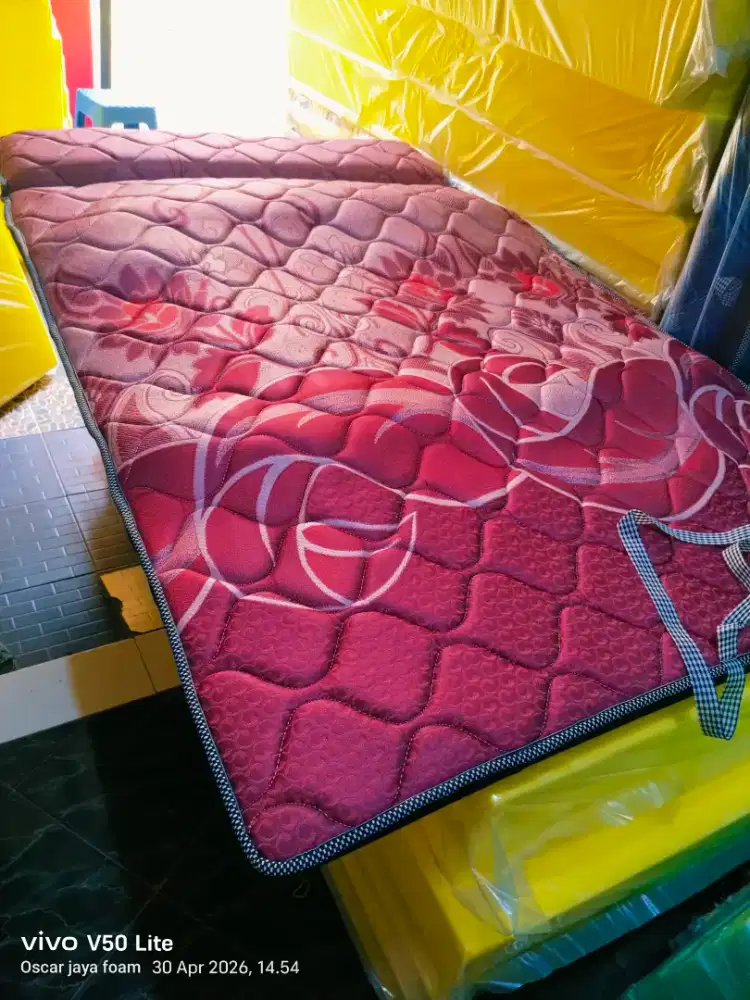 Mattras busa 120x190x6cm cover kain Quilting