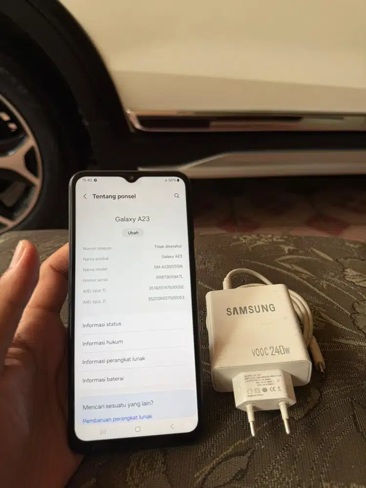 Samsung a23 6/128 hp + cashan