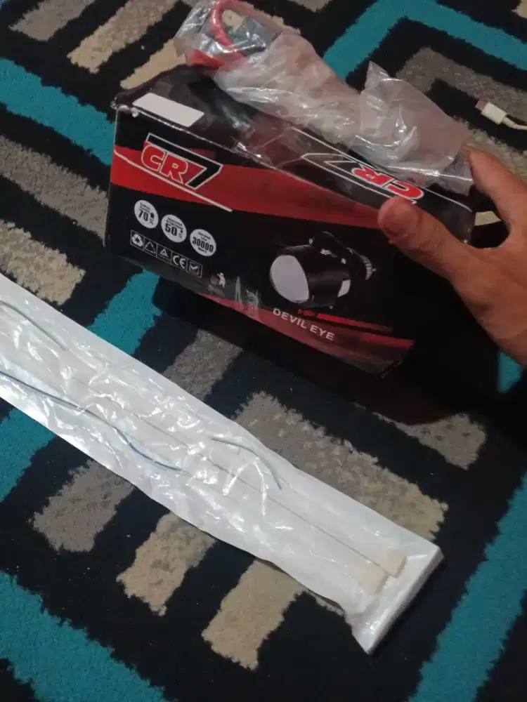 Lampu biled + alis ice blue