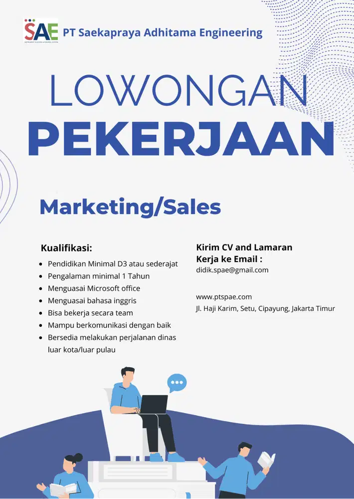 Lowongan Kerja Marketing dan Sales