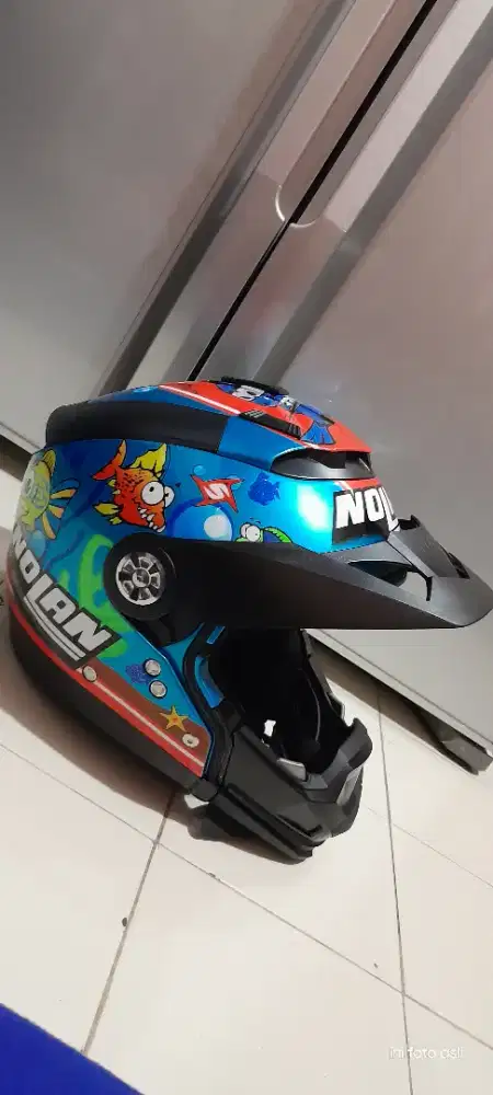 NOLAN N44 ncom. Size L. Repaint Melandri Aquarium.