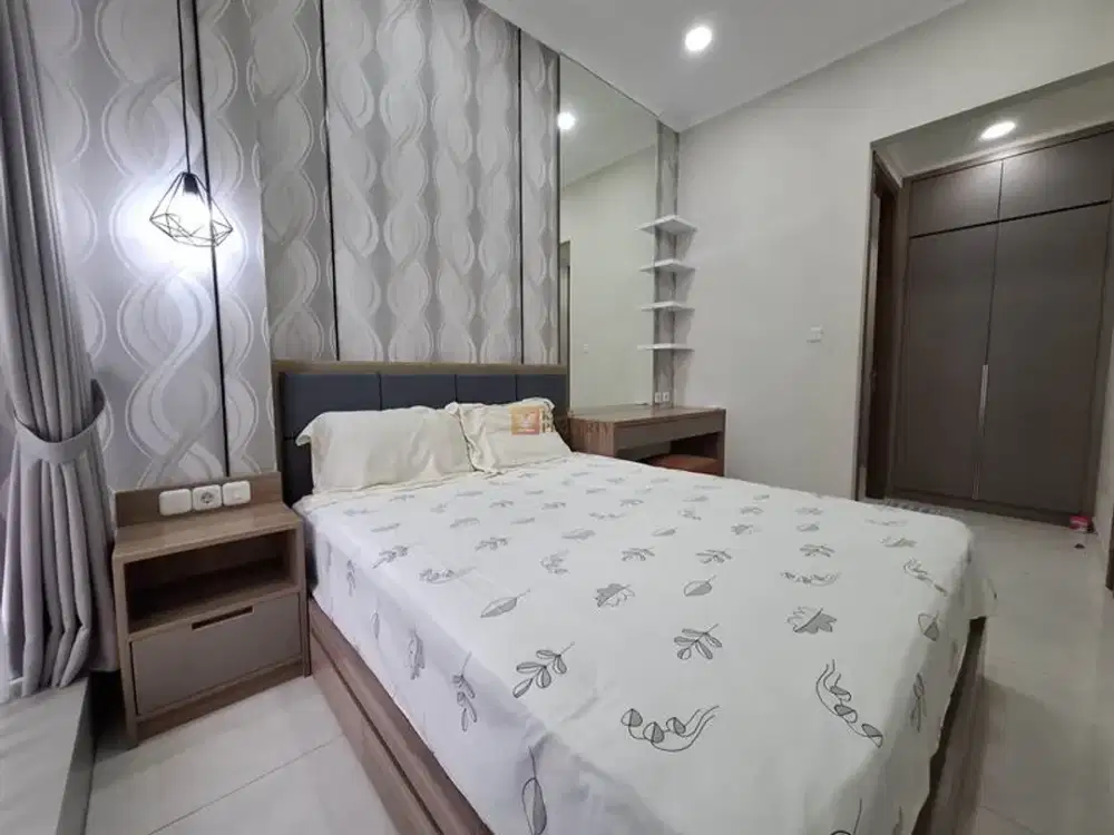 Terhubung Langsung Mall Hublife, Disewakan Condominium Taman Anggrek Residences 2BR+1 Furnsihed Interior Modern Lengkap Siap Huni Di Grogol Petamburan