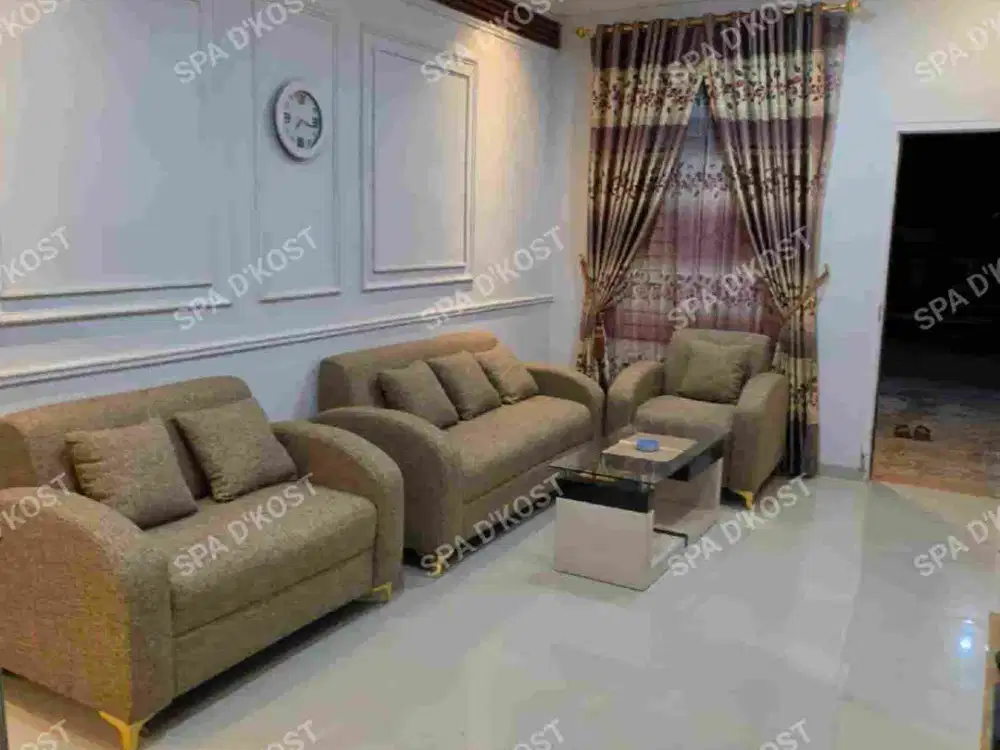 Sewa rumah Kontrakan  bulanan  Full Furniture Tipe 65 Deluxe Studio SPA D'KOST di Pekanbaru