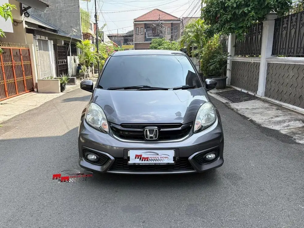 Honda Brio Satya E 1.2 AT 2017 Abu abu