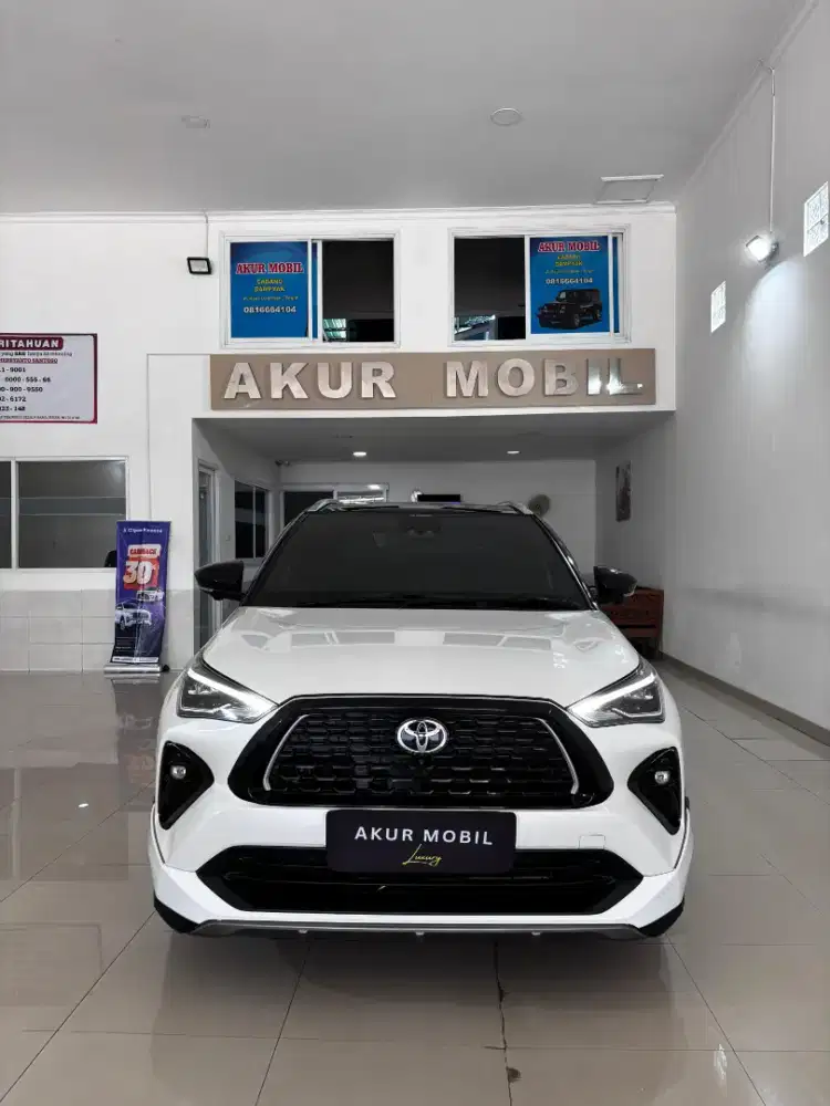 LOW KM! YARIS CROSS HYBRID TSS CVT 2023 PUTIH SIAP PAKAI KREDIT MUDAH