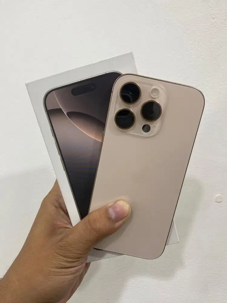 READY IPHONE 16 128GB RESMI IBOX DISERT TITANIUM