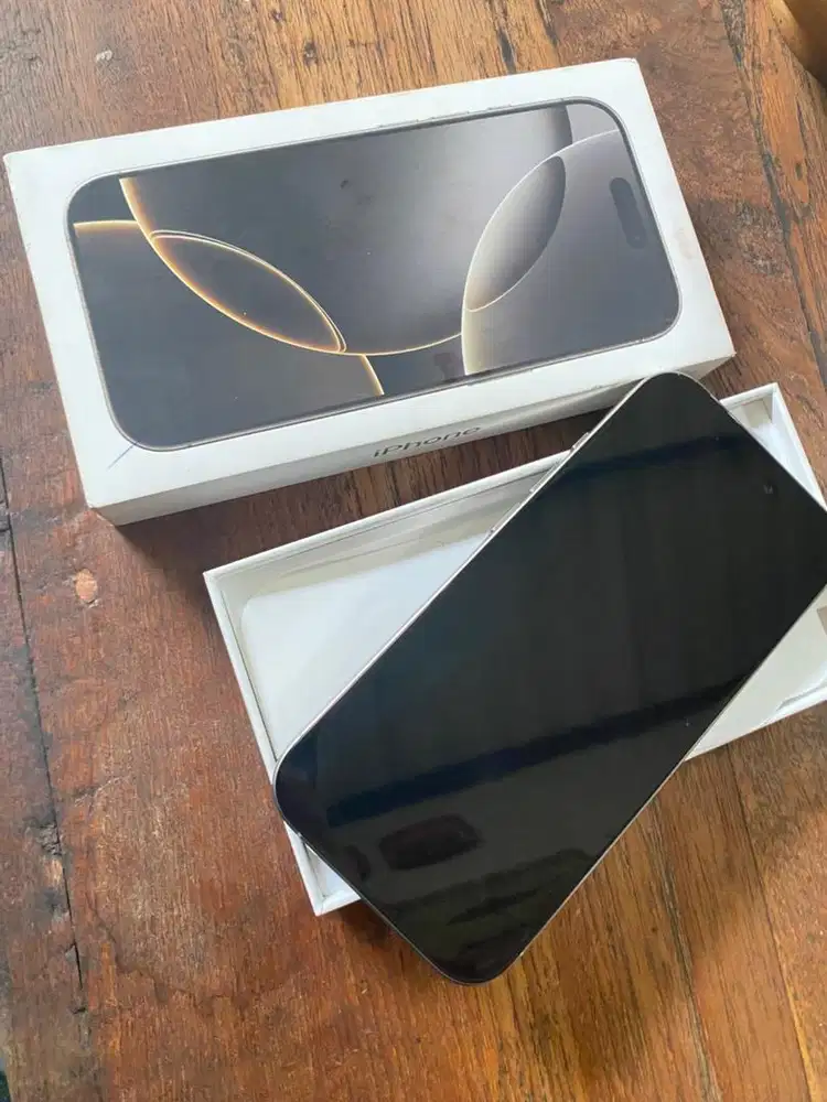 Iphone 16 pro 256gb indo natural titanium