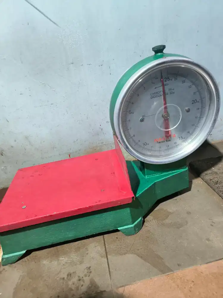 Timbangan nagata 25kg tampilan dua muka