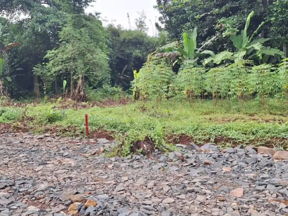 Bebas Banjir - Tanah Kavling 8 Menit ke Tol Burangkeng - SHM 1 Jutaan/M