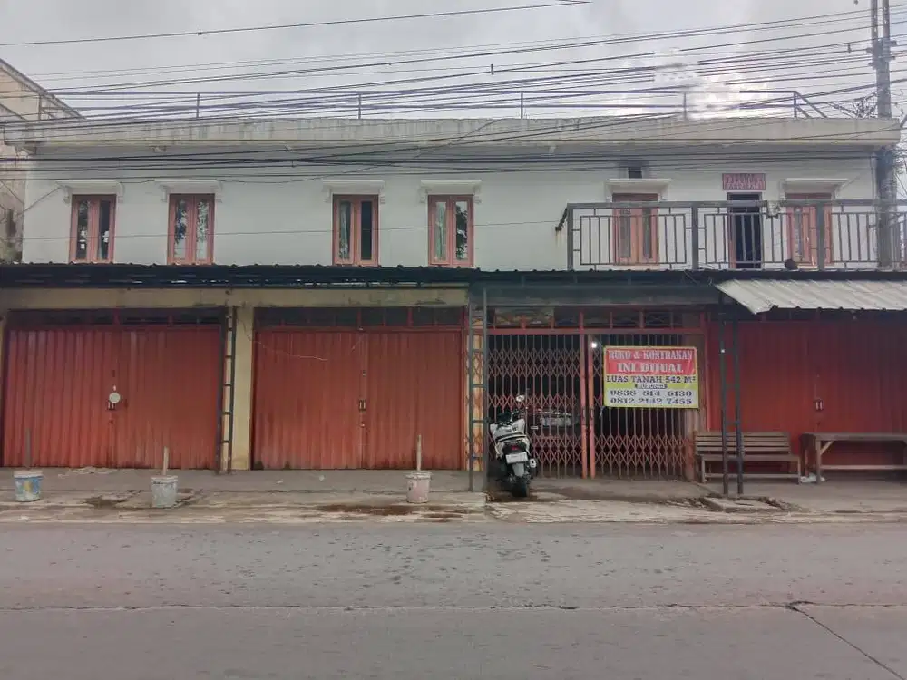 Di jual ruko dan kontrakan 2 lantai